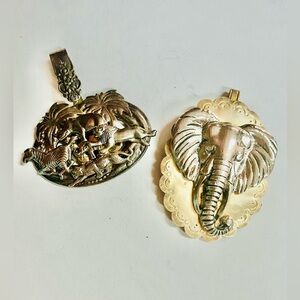 Silver and Gold Animal Pendants